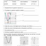 50 Graphing Quadratics Review Worksheet | Chessmuseum Template Library With Graphing Quadratics Review Worksheet