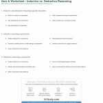 50 Inductive And Deductive Reasoning Worksheet | Chessmuseum Template Library intended for Inductive And Deductive Reasoning Worksheet