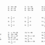 50 Linear Equation Worksheet Pdf | Chessmuseum Template Library Throughout Linear Equation Worksheet Pdf