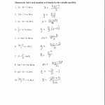 50 Literal Equations Worksheet Answer Key | Chessmuseum Template Library Regarding Writing Two Step Equations Worksheet