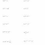 50 Logarithmic Equations Worksheet With Answers | Chessmuseum Template Inside Logarithmic Equations Worksheet With Answers