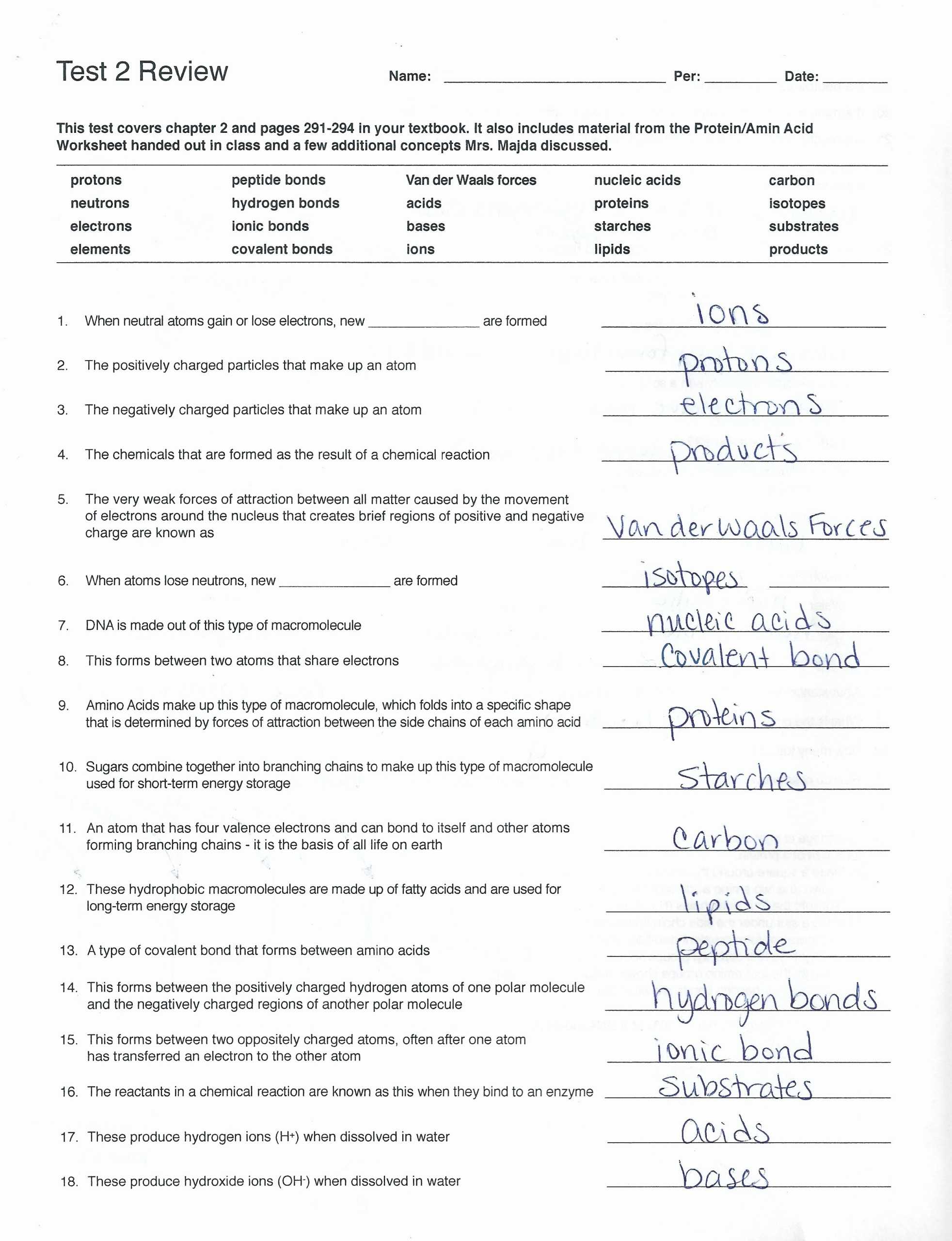 50 Macromolecules Worksheet Answer Key | Chessmuseum Template Library regarding Macromolecules Worksheet Answer Key