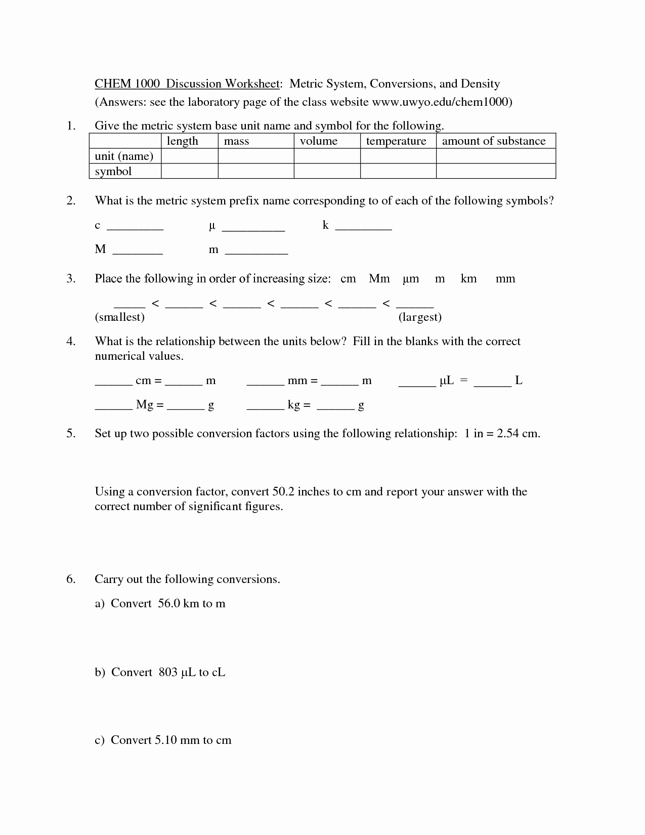 50 Metric Mania Worksheet Answers | Chessmuseum Template Library With Regard To Metric Mania Worksheet Answers