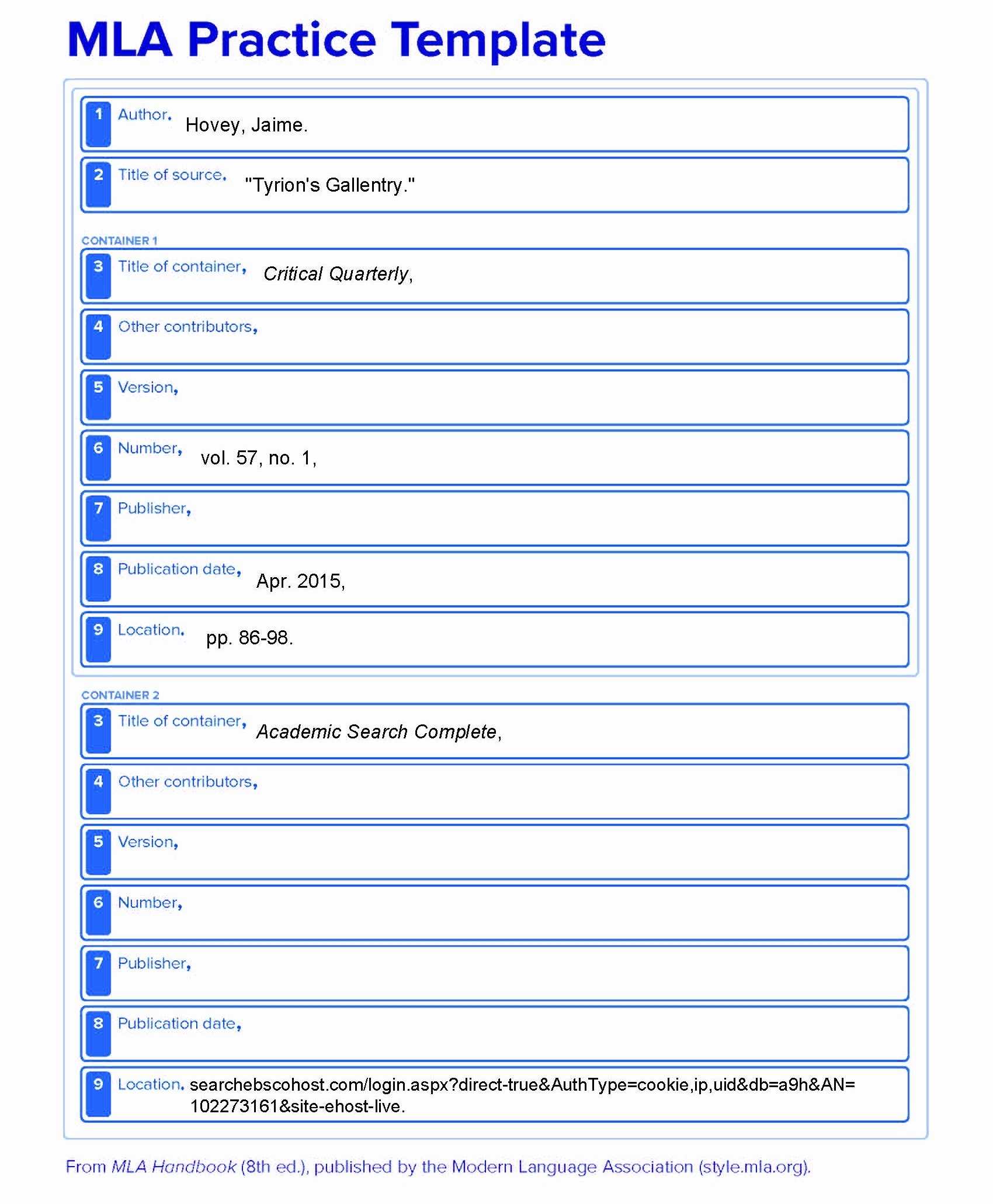 50 Mla Citation Practice Worksheet | Chessmuseum Template Library Within Mla Citation Practice Worksheet