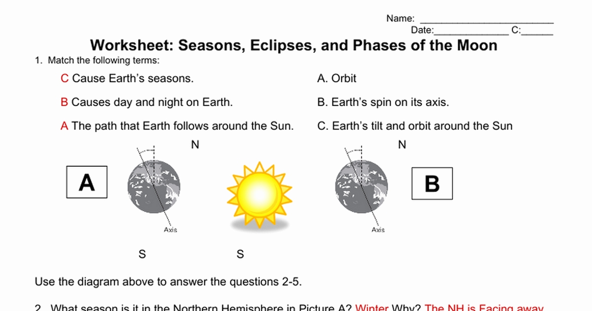 50 Moon Phases Worksheet Answers | Chessmuseum Template Library Intended For Moon Phases Worksheet Answers
