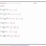 50 Multiplying Polynomials Worksheet Answers | Chessmuseum Template Library With Dividing Polynomials Worksheet Answers