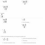 50 Multiplying Radical Expressions Worksheet | Chessmuseum Template Library With Regard To Multiply Radical Expressions Worksheet