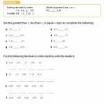 50 Ordering Fractions And Decimals Worksheet | Chessmuseum Template Library With Ordering Fractions And Decimals Worksheet