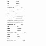 50 Possessive Adjective Spanish Worksheet | Chessmuseum Template Library for Possessive Adjectives Spanish Worksheet