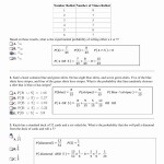 50 Probability Worksheet With Answers | Chessmuseum Template Library For Probability Worksheet With Answers