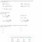 50 Quadratic Functions Worksheet Answers | Chessmuseum Template Library Intended For Quadratic Functions Worksheet With Answers