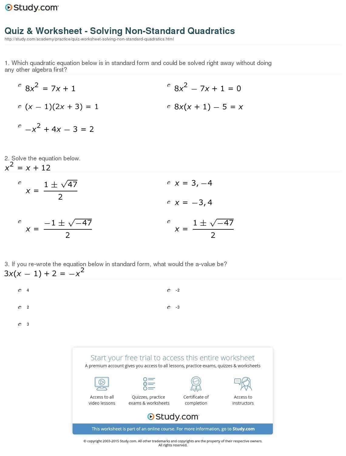 50 Quadratic Functions Worksheet Answers | Chessmuseum Template Library Intended For Quadratic Functions Worksheet With Answers