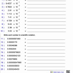 50 Scientific Notation Worksheet Answers | Chessmuseum Template Library Regarding Scientific Notation Worksheet Answer Key