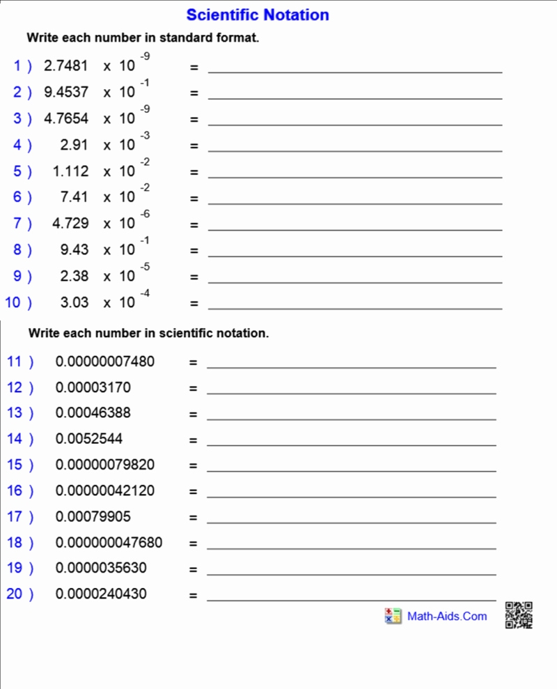 50 Scientific Notation Worksheet Answers | Chessmuseum Template Library Regarding Scientific Notation Worksheet Answer Key