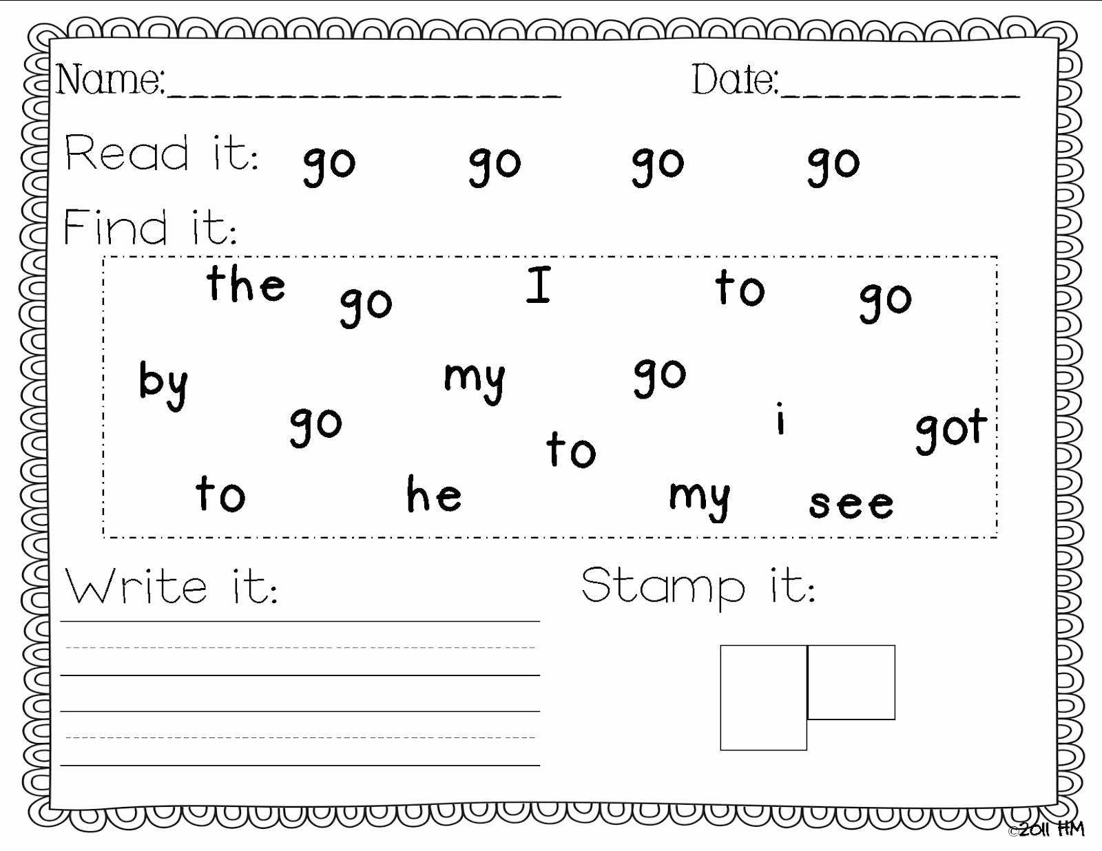50 Sight Word Like Worksheet | Chessmuseum Template Library Within Sight Word Like Worksheet