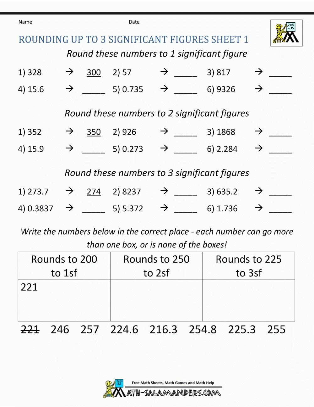 50 Significant Figures Worksheet With Answers | Chessmuseum Template Library Throughout Significant Figures Worksheet Answers