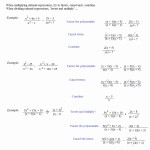 50 Simplify Rational Expressions Worksheet | Chessmuseum Template Library With Simplify Rational Expressions Worksheet
