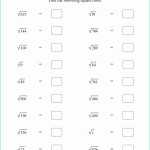 50 Simplifying Square Roots Worksheet Answers | Chessmuseum Template inside Simplifying Square Roots Worksheet