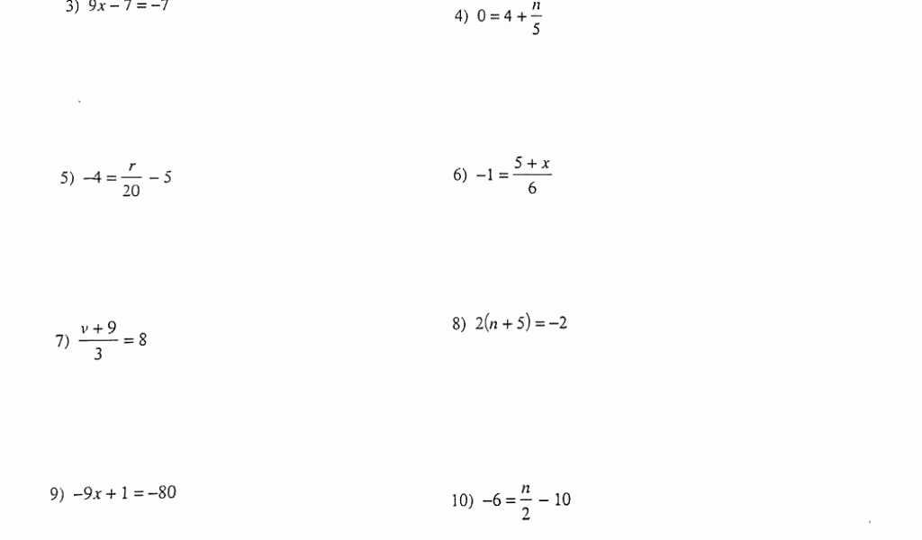 50 Solve Equations With Fractions Worksheet | Chessmuseum Template Library throughout Solving Equations With Fractions Worksheet