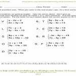 50 Solving Systems By Elimination Worksheet | Chessmuseum Template Library With Solving Systems By Elimination Worksheet