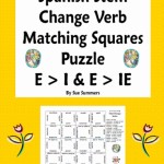 50 Stem Changing Verbs Worksheet Answers | Chessmuseum Template Library With Stem Changing Verbs Worksheet Answers