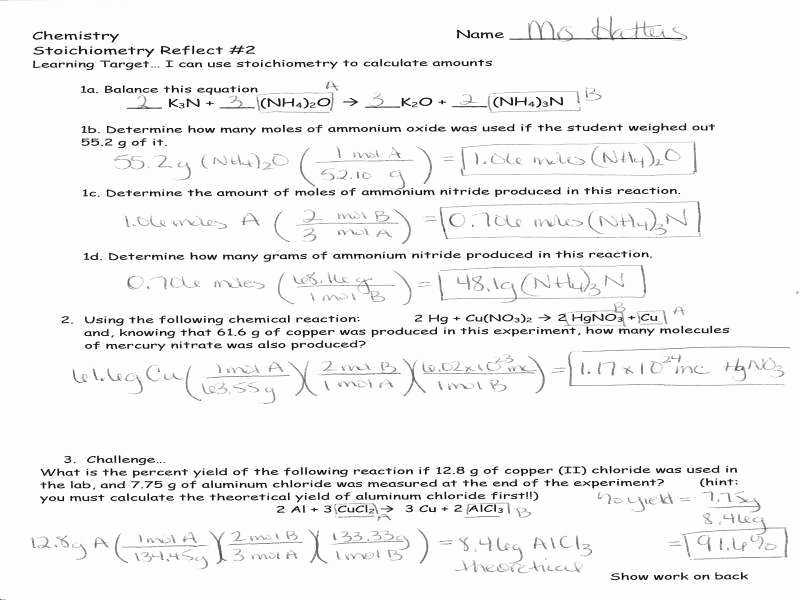 50 Stoichiometry Worksheet Answer Key | Chessmuseum Template Library with regard to Stoichiometry Worksheet Answer Key