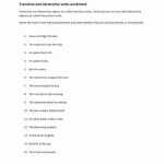 50 Transitive And Intransitive Verbs Worksheet | Chessmuseum Template pertaining to Transitive And Intransitive Verb Worksheet