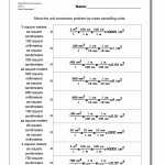 50 Unit Conversion Worksheet Chemistry | Chessmuseum Template Library with Si Unit Conversion Worksheet