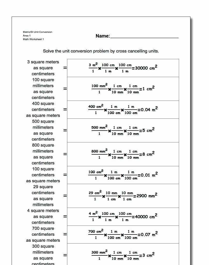 50 Unit Conversion Worksheet Chemistry | Chessmuseum Template Library with Si Unit Conversion Worksheet