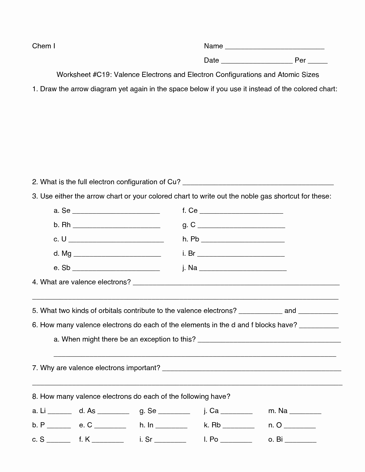 50 Valence Electrons Worksheet Answers | Chessmuseum Template Library Intended For Valence Electrons Worksheet Answers