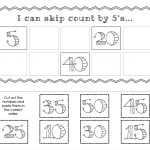 5'S Printable Worksheet Counting By 5S Worksheet with Counting In 5S Worksheet