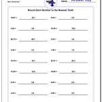 5Th Grade Decimal Rounding Worksheets - Decimal Worksheets for Rounding Decimals Worksheet 5th Grade