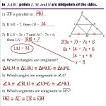 6.4 – Midsegments Of Triangles – Ms. Zeilstra'S Math Classes Within Midsegment Of A Triangle Worksheet