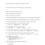8 Pics Trends Of The Periodic Table Worksheet Part 1 Answer Key And Within Periodic Trends Practice Worksheet Answers