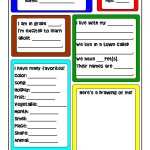 About Me Worksheet In Color | Woo! Jr. Kids Activities : Children'S Throughout All About Me Worksheet Preschool