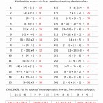 Absolute Value Equations Worksheet – Word Worksheet Within Absolute Value Equations Worksheet