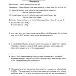 Accuracy And Precision Worksheet Answers – Word Worksheet Within Accuracy And Precision Worksheet