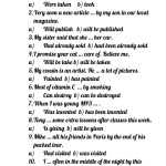 Active And Passive Voice Interactive Activity For Grade 8 Within Active Passive Voice Worksheet