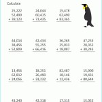 Adding 3 Numbers Up To 100,000 Math Grade 4 Or 5 Addition | Free Regarding Adding Three Numbers Worksheet