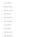 Adding And Subtracting And Simplifying Linear Expressions (C) In Simplifying Linear Expressions Worksheet