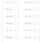 Adding Fractions Worksheets Pertaining To Adding Fractions Worksheet Pdf