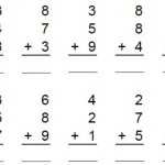 Addition Of 3 Numbers Worksheet Intended For Adding Three Numbers Worksheet