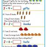 Addition Word Problems Online Activity For Grade 1 For Algebra 1 Word Problems Worksheet