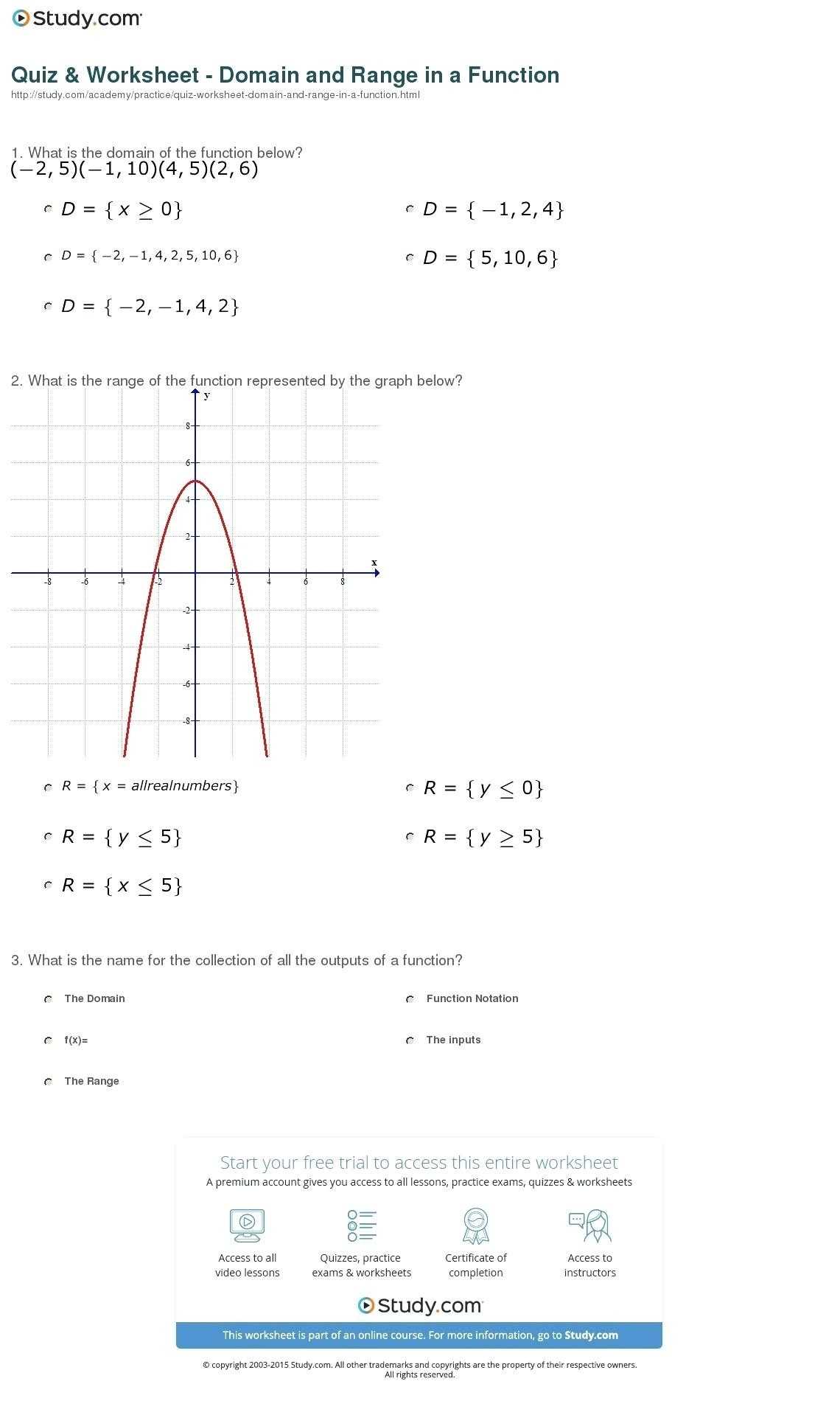 Algebra 1 Function Notation Worksheet | Worksheet For Education intended for Algebra 1 Function Notation Worksheet