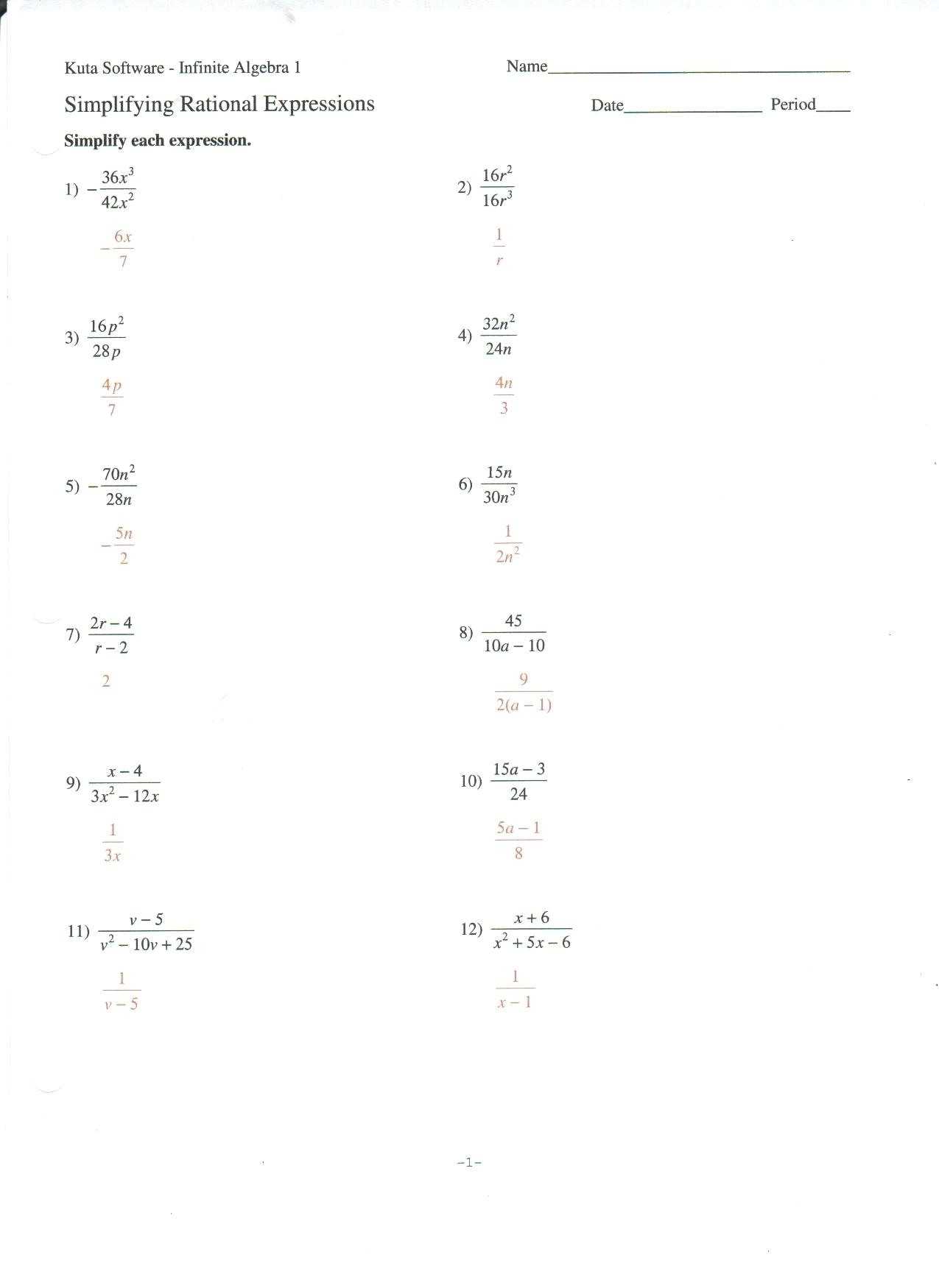 Algebra 2 Solving Quadratic Equations By Factoring Worksheet Answers - Algebra Review Worksheet throughout Quadratic Equation Worksheet With Answers