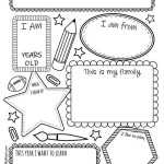 All About Me! Worksheets | 99Worksheets throughout All About Me Worksheet