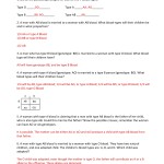 Amoeba Sisters Monohybrid Crosses (Mendelian) Answer Key - Blood Type with regard to Genetics Practice Problems Worksheet Answers