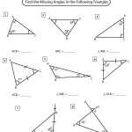 Angles In A Triangle Worksheets - Math Monks regarding Find The Missing Angle Worksheet