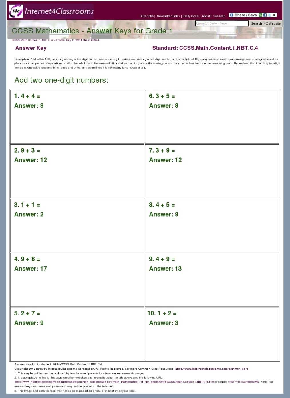 Answer Key Download - Worksheet #6944. Ccss.math.content.1.Nbt.c.4 pertaining to 4 Nbt 1 Worksheet