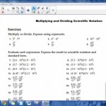 Answer Key – Multiplying & Dividing Scientific Notation Ws Regarding Multiplying Scientific Notation Worksheet